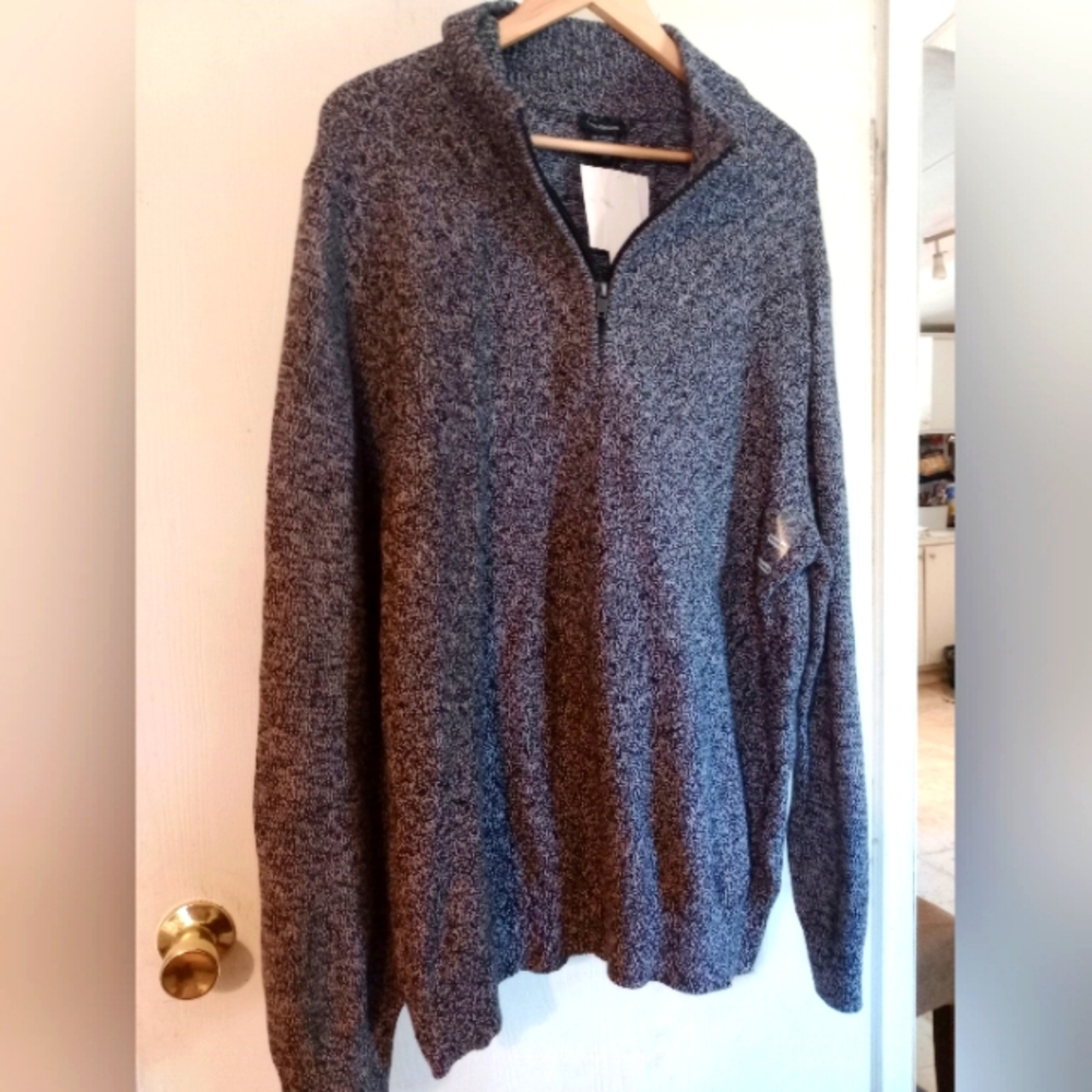 Calvin Klein NWT Quarter Zip XXL Sweater - Picture 2 of 11